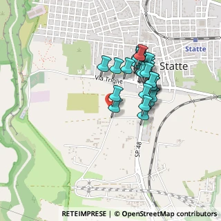 Mappa Via Leucaspide, 74010 Statte TA, Italia (0.39615)