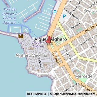 Mappa Via Sassari, 7, 07041 Alghero, Sassari (Sardegna)