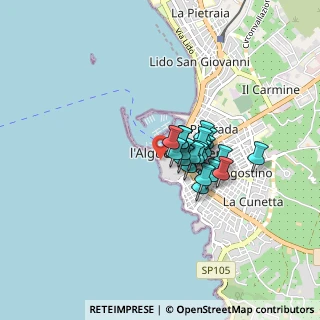 Mappa Via Santa Barbara, 07041 Alghero SS, Italia (0.559)
