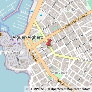 Mappa Via Giuseppe Mazzini, 69, 07041 Alghero, Sassari (Sardegna)