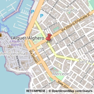 Mappa Via Alberto La Marmora, 19, 07041 Alghero, Sassari (Sardegna)
