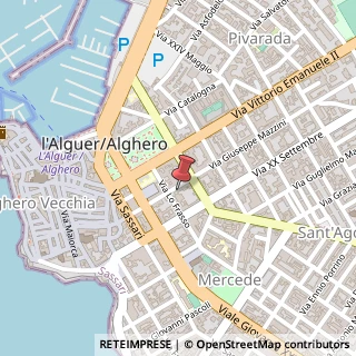 Mappa Via Giuseppe Mazzini, 59, 07041 Alghero, Sassari (Sardegna)
