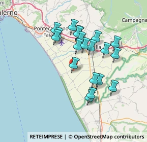 Mappa Via SERRETELLE, 84025 Eboli SA, Italia (6.9)