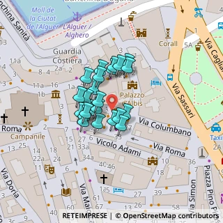 Mappa Piazza Municipio, 07041 Alghero SS, Italia (0)