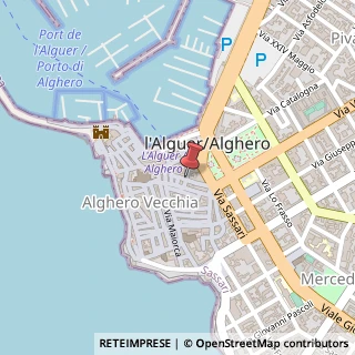 Mappa Via Minerva,  21, 07041 Alghero, Sassari (Sardegna)