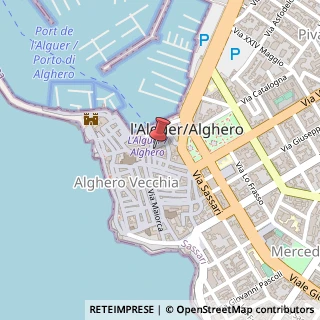 Mappa Vicolo Serra, 2, 07041 Alghero, Sassari (Sardegna)