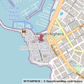 Mappa Via Carlo Alberto, 18, 07041 Alghero, Sassari (Sardegna)