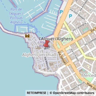Mappa Via Carlo Alberto, 19, 07041 Alghero, Sassari (Sardegna)