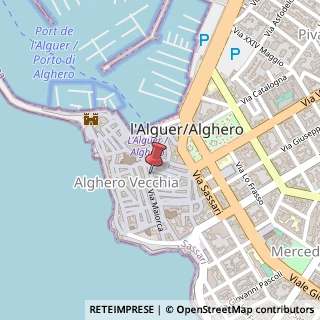 Mappa Via Carlo Alberto, 37, 07041 Alghero, Sassari (Sardegna)