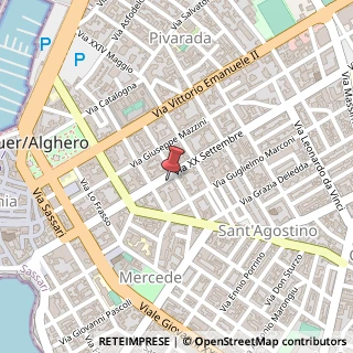 Mappa Via XX Settembre, 85, 07041 Alghero, Sassari (Sardegna)