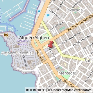 Mappa Via Antonio Lo Frasso, 07041 Alghero SS, Italia, 07041 Alghero, Sassari (Sardegna)