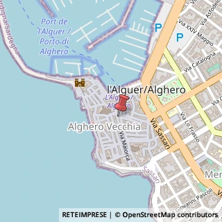 Mappa Via Carlo Alberto, 25, 07041 Alghero, Sassari (Sardegna)
