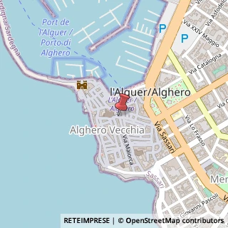 Mappa Via Roma,  24, 07041 Alghero, Sassari (Sardegna)
