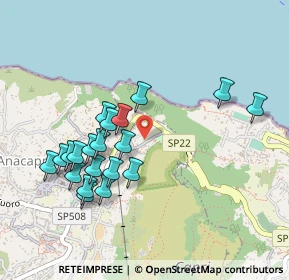 Mappa Via Axel Munthe, 80071 Anacapri NA, Italia (0.5035)