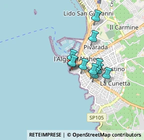 Mappa Piazza del carmelo, 07041 Alghero SS, Italia (0.60545)