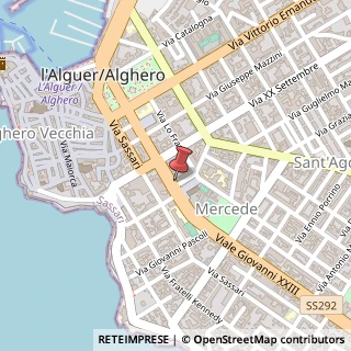 Mappa Piazza della Mercede, 1, 07041 Alghero, Sassari (Sardegna)