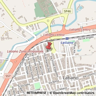 Mappa Via Cristoforo Colombo, 8, 72022 Latiano, Brindisi (Puglia)