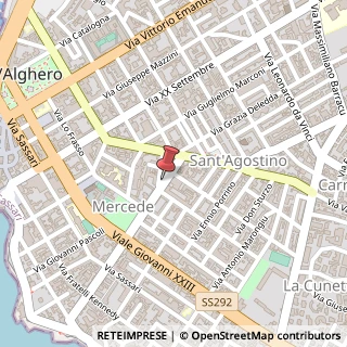 Mappa Via Alessandro Manzoni, 76, 07041 Alghero, Sassari (Sardegna)