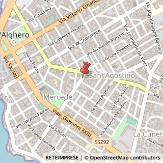 Mappa Via Alessandro Manzoni, 131, 07041 Alghero, Sassari (Sardegna)