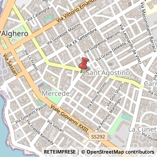Mappa Via Alessandro Manzoni, 137, 07041 Alghero, Sassari (Sardegna)
