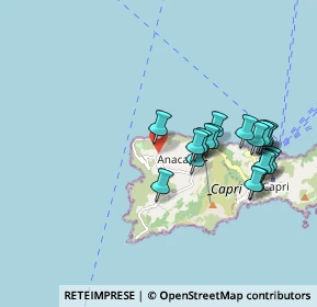 Mappa Via la Fabbrica, 80071 Anacapri NA, Italia (1.93333)