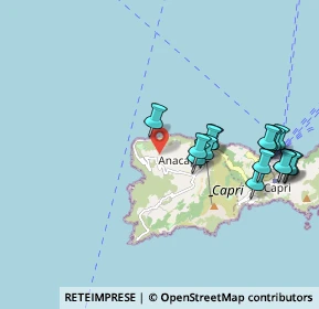 Mappa Via la Fabbrica, 80071 Anacapri NA, Italia (2.25)