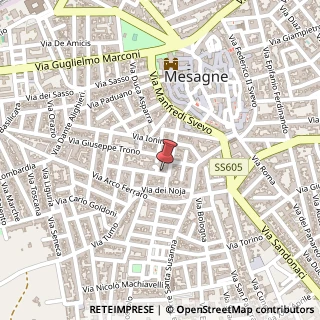 Mappa Via Basilio II, 12, 72023 Mesagne, Brindisi (Puglia)