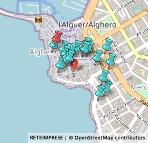 Mappa Piazza Ginnasio, 07041 Alghero SS, Italia (0.155)