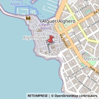Mappa Via Carlo Alberto, 89, 07041 Alghero, Sassari (Sardegna)