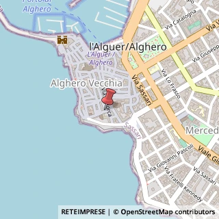 Mappa Via Misericordia, 20, 07041 Alghero, Sassari (Sardegna)