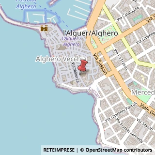 Mappa Via Carlo Alberto, 78, 07041 Alghero, Sassari (Sardegna)