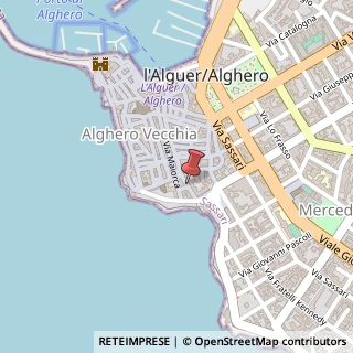 Mappa Via Carlo Alberto, 121, 07041 Alghero, Sassari (Sardegna)