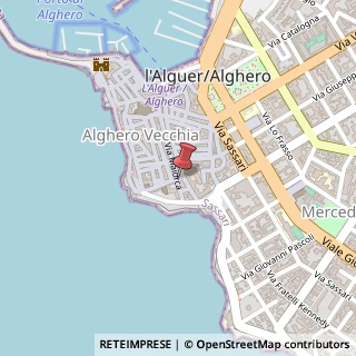 Mappa Piazza Ginnasio, 4, 07041 Alghero, Sassari (Sardegna)