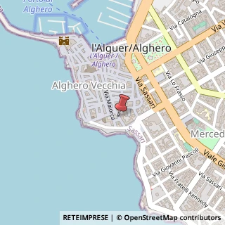 Mappa Via Carlo Alberto, 119, 07041 Alghero, 07041 Alghero SS, Italia, 07041 Alghero, Sassari (Sardegna)