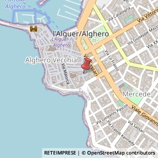 Mappa Via Niccolo Girardengo, 77, 07041 Alghero, Sassari (Sardegna)