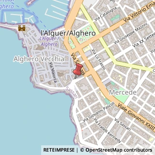 Mappa Via XX Settembre, 4, 07041 Alghero, Sassari (Sardegna)