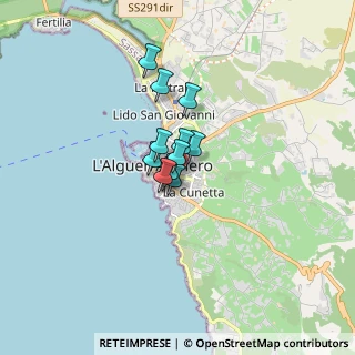 Mappa Via Carmen Dore, 07041 Alghero SS, Italia (0.9075)