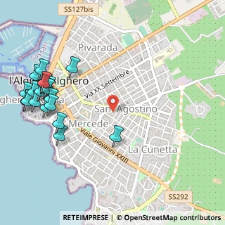 Mappa Via Carmen Dore, 07041 Alghero SS, Italia (0.7435)