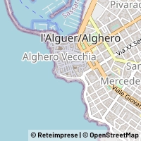 Mapa Alghero