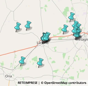 Mappa Via Colonnello Montanaro, 72022 Latiano BR, Italia (3.491)