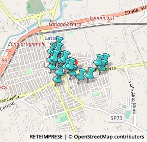 Mappa Via Colonnello Montanaro, 72022 Latiano BR, Italia (0.281)