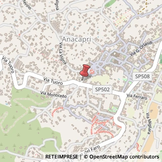 Mappa Via Padre Reg. Giuliani, 4, 80071 Anacapri, Napoli (Campania)