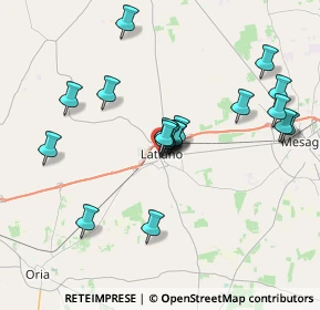 Mappa Via Caduti D'Africa, 72022 Latiano BR, Italia (3.5285)