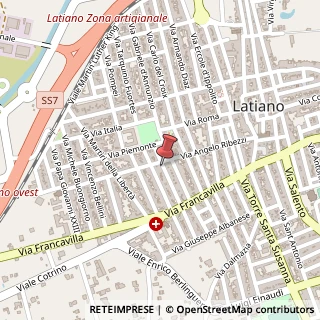 Mappa Via Milo Luigi Cadorna, 67, 72022 Latiano, Brindisi (Puglia)