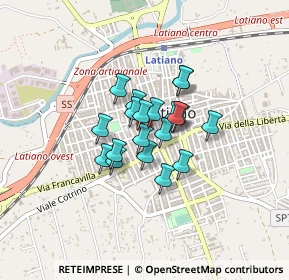 Mappa Via Doctor Anania Lamarina, 72022 Latiano BR, Italia (0.269)