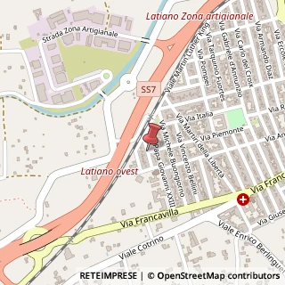 Mappa Via Taranto, 72022 Latiano BR, Italia, 72018 San Michele Salentino, Brindisi (Puglia)