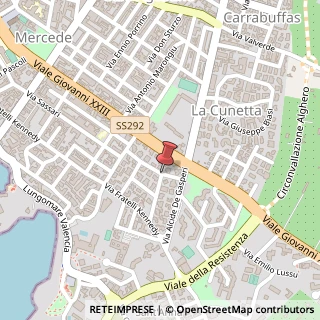 Mappa Via Gabriel Archimbao, , 07041 Alghero, Sassari (Sardegna)