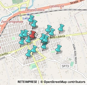 Mappa Via Osanna, 72022 Latiano BR, Italia (0.348)