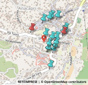Mappa Via Pagliaro, 80071 Anacapri NA, Italia (0.189)