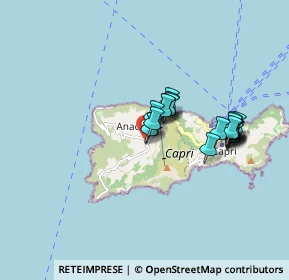 Mappa Via Pagliaro, 80071 Anacapri NA, Italia (1.488)